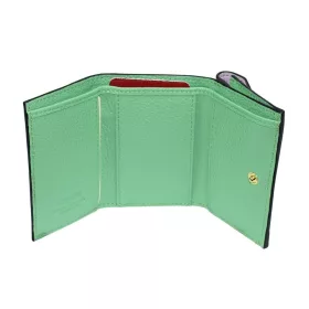 Giudi tricolor fekvő bőr pénztárca 10 × 7,5 cm