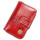 Gregorio croco mintás, piros női bőr pénztárca 13 × 9 cm 