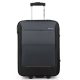 Gabol Reims 2-kerekes bővíthető trolley bőrönd, Wizzair, Ryanair kabinbőrönd 55 cm, sötétszürke