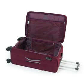   Gabol Zambia puhafalú, Wizzair, Ryanair bordó kabinbőrönd 55 cm