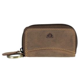 Greenburry barna bőr kulcstartó