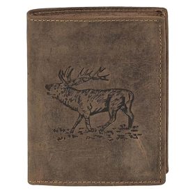 Greenburry bőr pénztárca szarvas mintával