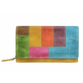 Greenburry Feng Shui harmónia női bőr pénztárca, sárga