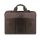 Giorgio Carelli uniszex, bőr, sötétbarna színű laptop táska, oldaltáska