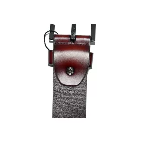 Giorgio Carelli konyak színű férfi bőr öv, 120 cm