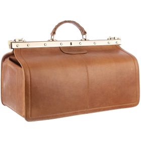   GreenLand Nature XL, bőr orvosi táska, utazótáska 48 x 28 cm