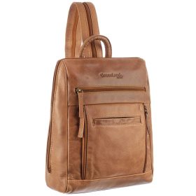 GreenLand Nature uniszex bőr hátizsák 26 x 30 cm