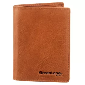   GreenLand Nature bőr pénztárca RFID védelemmel 9,5 x 13 cm