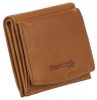 GreenLand Nature mini bőr pénztárca RFID védelemmel 10 x 9,5 cm