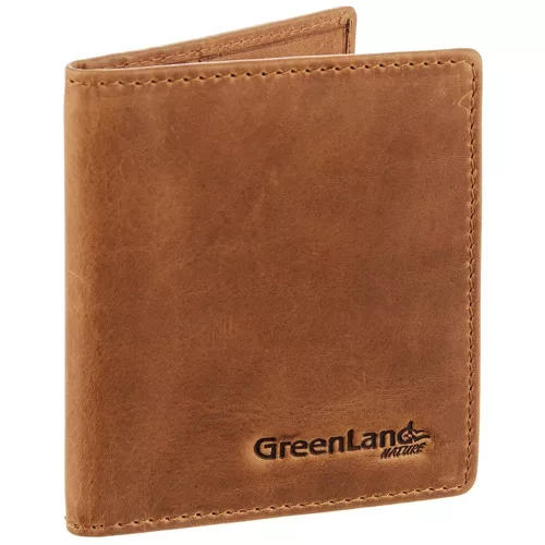 GreenLand Nature bőr kártyatartó RFID védelemmel 9 x 10 cm