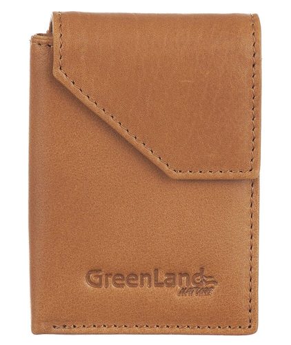 GreenLand Nature bőr kártyatartó RFID védelemmel 7 x 9,5 cm
