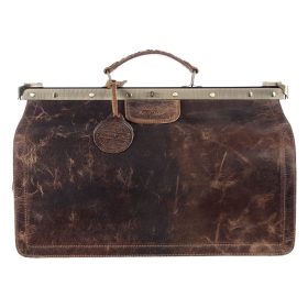 GreenLand Montna postakocsi, bivalybőr utazótáska 48 x 28 x 26 cm