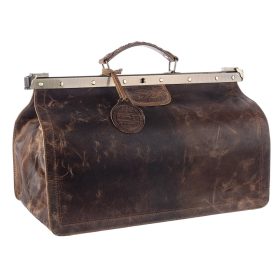 GreenLand Montna postakocsi, bivalybőr utazótáska 48 x 28 x 26 cm