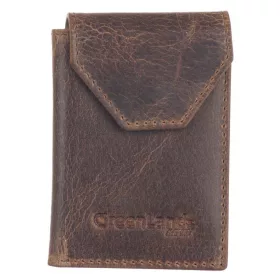   GreenLand Nature mini bőr pénztárca RFID védelemmel 9,5 x 7 cm