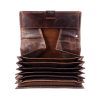 GreenLand Montana bőr pénztárca, brifkó RFID védelemmel 17 x 9,5 cm
