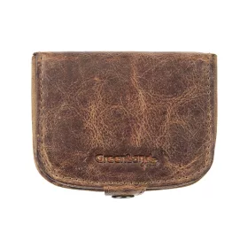   GreenLand Nature mini bőr pénztárca RFID védelemmel 7 x 10 cm