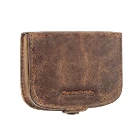   GreenLand Nature mini bőr pénztárca RFID védelemmel 7 x 10 cm