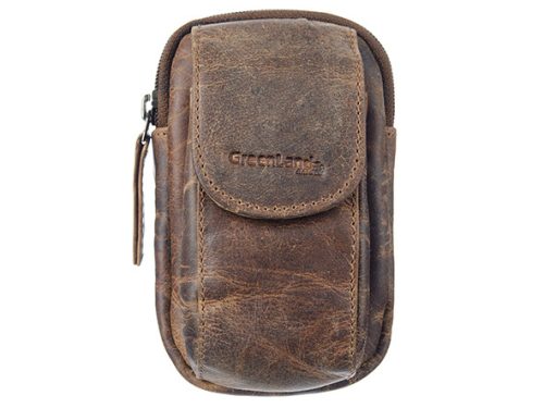 GreenLand Nature mini bőr övtáska RFID védelemmel 14 x 9 cm