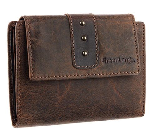 GreenLand Classic bőr pénztárca 12,5 x 9,5 cm