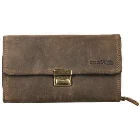 GreenLand Montenegro bőr pénztárca, brifkó RFID védelemmel 17 x 11 cm