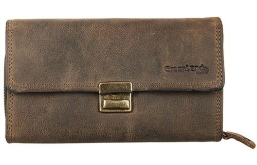 GreenLand Montenegro bőr pénztárca, brifkó RFID védelemmel 17 x 11 cm