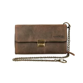 GreenLand Montenegro bőr pénztárca, brifkó RFID védelemmel 17 x 11 cm