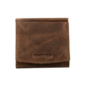   GreenLand Montenegro bőr pénztárca RFID védelemmel 10 x 10 cm