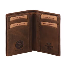   GreenLand Montenegro bőr pénztárca RFID védelemmel 12 x 9 cm