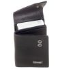 GreenLand fekete bőr kártyatartó RFID védelemmel 7 x 9,5 cm