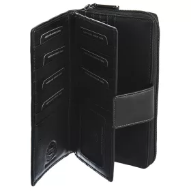   GreenLand Nature bőr női pénztárca RFID védelemmel 10 x 20 cm