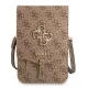Guess 4G női barna színű válltáska, crossbody táska, telefon tartó 