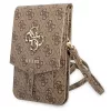Guess 4G női barna színű válltáska, crossbody táska, telefon tartó 