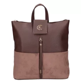  Karen Igor D 703 barna-velúr női hátitáska 30 x 31 x 11 cm