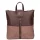 Karen Igor D 703 barna-velúr női hátitáska 30 x 31 x 11 cm