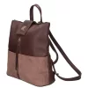 Karen Igor D 703 barna-velúr női hátitáska 30 x 31 x 11 cm