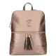 Karen Jgnas D 526 bronz virágmintás női hátitáska, hátizsák 34 x 28 x 11 cm