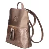 Karen Jgnas D 526 bronz virágmintás női hátitáska, hátizsák 34 x 28 x 11 cm