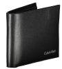 Calvin Klein fekete bőr pénztárca, férfi  RFID 12 x 9 cm