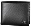 Calvin Klein fekete bőr pénztárca, férfi  RFID 11 x 9 cm