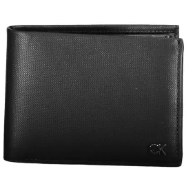   Calvin Klein fekete bőr pénztárca, férfi  RFID 13 x 10 cm