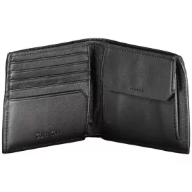   Calvin Klein fekete bőr pénztárca, férfi  RFID 11 x 10 cm