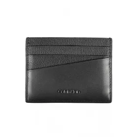   Calvin Klein fekete férfi bőr pénztárca, kártyatartó 11 x 8 x 1 cm