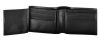 Calvin Klein fekete CK mintás bőr pénztárca, férfi  RFID 13 x 10 cm