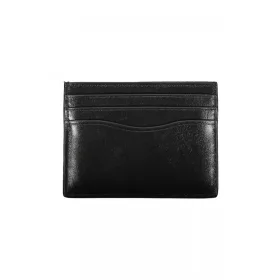   Calvin Klein fekete férfi bőr pénztárca, kártyatartó 10 x 8 x 1 cm 