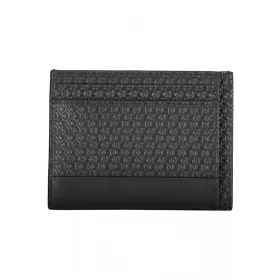   Calvin Klein fekete férfi bőr pénztárca, kártyatartó 12 x 9 x 1 cm 