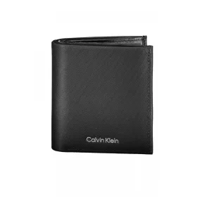 Calvin Klein fekete férfi bőr pénztárca 10 x 9 x 2 cm 