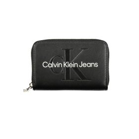 Calvin Klein női fekete bőr pénztárca  11 x 2 x 7 cm
