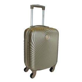   Leonardo Da Vinci arany színű, keményfalú kabinbőrönd 40 cm