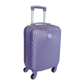   Leonardo Da Vinci lila színű, keményfalú kabinbőrönd 40 cm