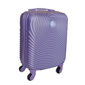   Leonardo Da Vinci lila színű, keményfalú kabinbőrönd 40 cm